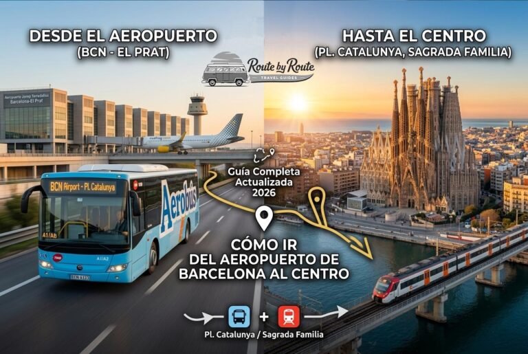 Diferentes manera de llegar a Barcelona centro desde su aeropuerto