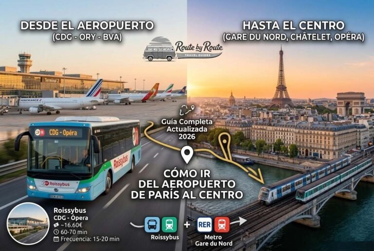 Cómo Ir del Aeropuerto de París al Centro 2026 (CDG, ORY, BVA)